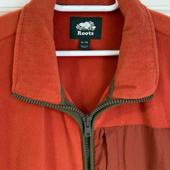 Roots Men's Fleece Jacket in Size XL EUC - Picture 7 of 14